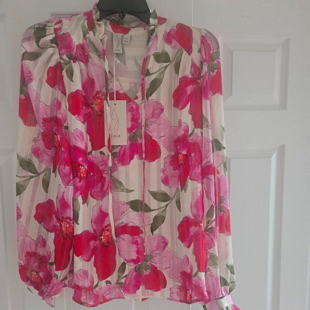 NWT Joie long sleeve blouse